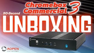 AOPEN Chromebox Commercial 3 Unboxing [upl. by Ayrotal]