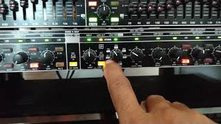 Como usar Limite do Crossover Behringer CX3400 [upl. by Oag]