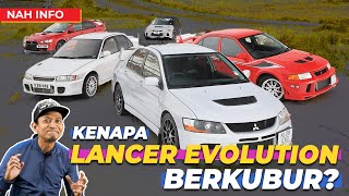 KENAPA MITSUBISHI BERHENTI BUAT LANCER EVOLUTION [upl. by Emirak]