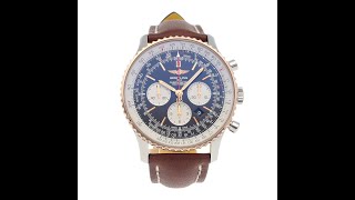 Breitling Navitimer Pre Owned Watch Ref UB0127 [upl. by Eelta]