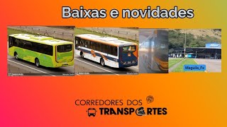 Baixas e novidades dos ônibus no Rio de Janeiro e São Paulo [upl. by Eremaj]