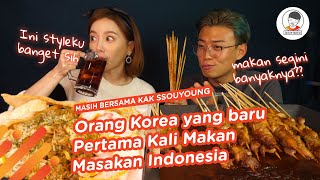 Waktunya YOUTUBERS MUKBANG KOREA🇰🇷Nyobain Makanan INDONESIA🇮🇩 [upl. by Coplin770]