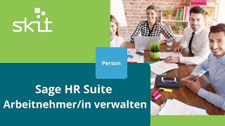 Sage HR Suite  Arbeitnehmerin verwalten  Person [upl. by Nogaem154]