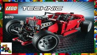 LEGO instructions  Technic  8070  Roadster [upl. by Ecirtel153]