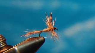 FLY TYING THE ADAMS DRY FLYTHE DEADLIEST FLIES [upl. by Vashtia]