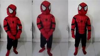 Disfraz spiderman para niños  patrones [upl. by Christen]