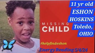 Missing ESHON HOSKINS toledo ohio Energy Reading 5424 [upl. by Portwin]