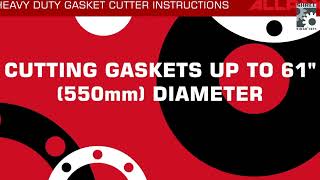 Allpax HeavyDuty Gasket Cutter Kit Instructional Video  Shree Enggineering Stores [upl. by Nore]