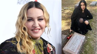 Madonna Visits Late Brother Christophers Grave in Michigan with Daughter Lourdes [upl. by Ayekim]