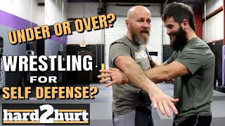 Underhooks vs Overhooks Which is Better Wrestling and Grappling for Self Defense [upl. by Ayhdiv]