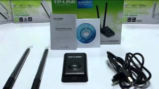 วิธีการ ติดตั้ง Wireless USB Adapter TPLINK รุ่น TLWN8200ND [upl. by Nora66]