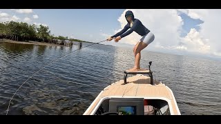 1st Sheepshead on Fly amp 1st on the NEW SKIFF [upl. by Sesilu]