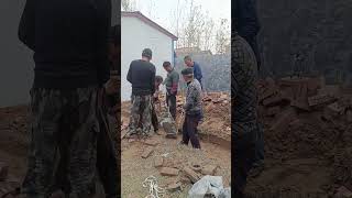 Soil compaction process for self built house foundation [upl. by Rashida956]