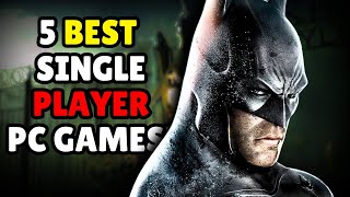 🎮 TOP 5 BEST Single Player Games for LOW END PC in 2024 🔥 [upl. by Dyraj]