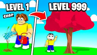 I tried PLANTING FIRE and MONEY TREE in Roblox with SHINCHAN and CHOP  Tree Planting Simulator [upl. by Sidoma]