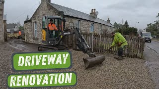 DRIVEWAY RENOVATION  Diary Of A 21 Year Old Landscape Business Owner EP3 UK [upl. by Dosh]