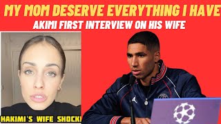 Achraf Hakimi Interview After Divorce  Hiba Abouk Reaction [upl. by Fai]