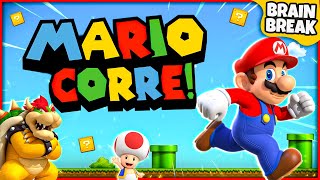 Mario Corre  Ejercicios para NIÑOS en Casa  Matthew Wood  Descanso mental [upl. by Eednas837]