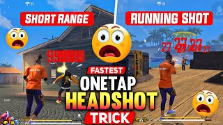 Secret 10x Faster Headshot Trick 🔥 For Only Red Numbers  Ump Shotgun amp DEagle Setting Free Fire [upl. by Kathryn208]