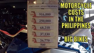 BIG BIKES Motorcycle prices in the Philippines [upl. by Homovec]