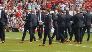 Soccer aid 2016 England team [upl. by Ahtimat]