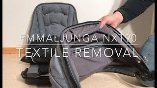 How to Remove and Wash the Textiles on an Emmaljunga NXT90 [upl. by Dami649]