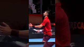 Jannik Sinner comes for Novak Djokovic 🥶 djokovic sinner tennis [upl. by Turrell561]