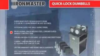 Ironmaster Quick Lock Dumbbells [upl. by Isle]