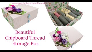 Beautiful Chipboard Storage Box [upl. by Merriam]