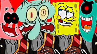 Scary SpongeBobEXE amp Loco Squidward  Skibidi Toilet Meme Song Cover [upl. by Lenahc]