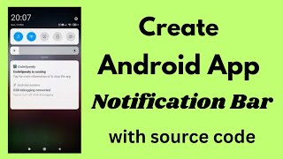 Create Notification in Android App with Android Studio  with source code  Hindi [upl. by Girardi]