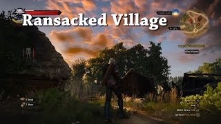 The Witcher 3 Wild Hunt  Ransacked Village [upl. by Fernyak208]