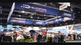 MD Helicopters Booth HeliExpo 2013 Las Vegas Nevada USA [upl. by Ahsieuqal]