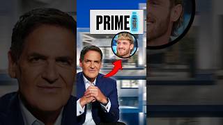 Logan Paul sells PRIME to Mark Cuban🤣 loganpaul markcuban shorts [upl. by Marteena]