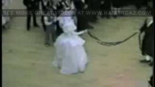 Bobover Rebbe R Naftuli Halberstam Dancing Mitvah Tantz [upl. by Eidde]