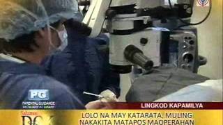 Salamat Dok Feb 19 2012 featuring LenSx Laser Cataract Surgery in American Eye Center Manila [upl. by Elane]