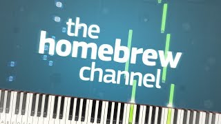 The Homebrew Channel Theme Wii Piano Tutorial Synthesia [upl. by Enilekaj]