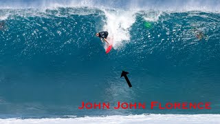 Pipelines Last Swell Of The Season RAW 4K John John Florence [upl. by Ahsenod985]