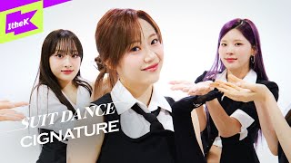 cignature시그니처  풍덩Poongdung  수트댄스  Suit Dance  Performance  4K [upl. by Earley]