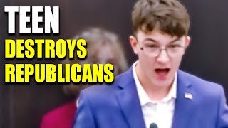 GOP Left TREMBLING As Teen Activist Exposes Secret In Crushing Speech [upl. by Garrick]