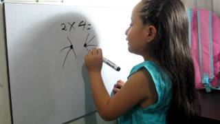 Aprendiendo a multiplicar con Kayra Alejandra [upl. by Ehudd]