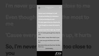 Too good at goodbyes lyrics [upl. by Ellivro]