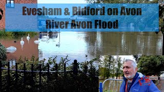 Evesham amp Bidford Upon Avon River Avon flood [upl. by Hieronymus974]