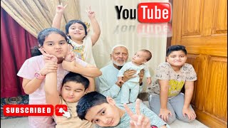 Sab kids ke aik hi Abu Jan  abu jan   abu in hyderabad   Grandchildrens   humi siddiqui [upl. by Neih]