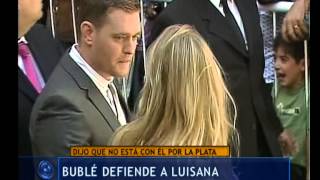 Michael Bublé defiende a Luisana  Telefe Noticias [upl. by Allimrac]