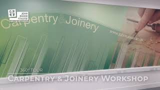 Carpentry amp Joinery Workshop 360 Tour [upl. by Nnylkoorb774]