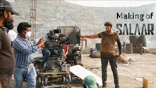 SALAAR Behind the Scenes  CeaseFire Part 1 Shooting  Prabhas  Prashanth Neel [upl. by Wallie79]