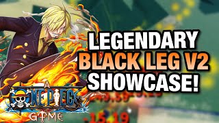 AOPG HOW TO GET BLACK LEG V2 AND FULL SHOWCASE A One Piece Game  Roblox [upl. by Ylus530]