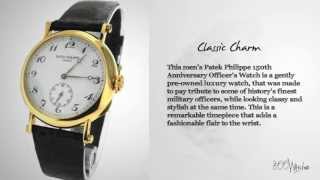 Look at this pre owned Patek Philippe 3960J Calatrava 150th Anniversary Yellow Gold Watch [upl. by Kieryt]