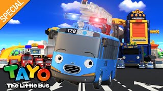 RESCUE TAYO Cartoon MV 🚒 New Rescue Team Song 🚑 Rescue Squad Theme Song l Tayo the Little Bus [upl. by Annoiek]